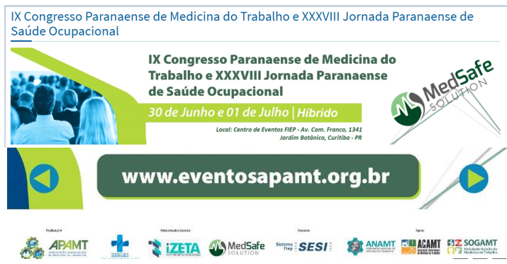 IX Congresso de Paranaense de Medicina do Trabalho – APAMT
